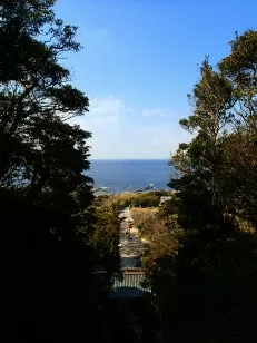 洲崎神社遠景